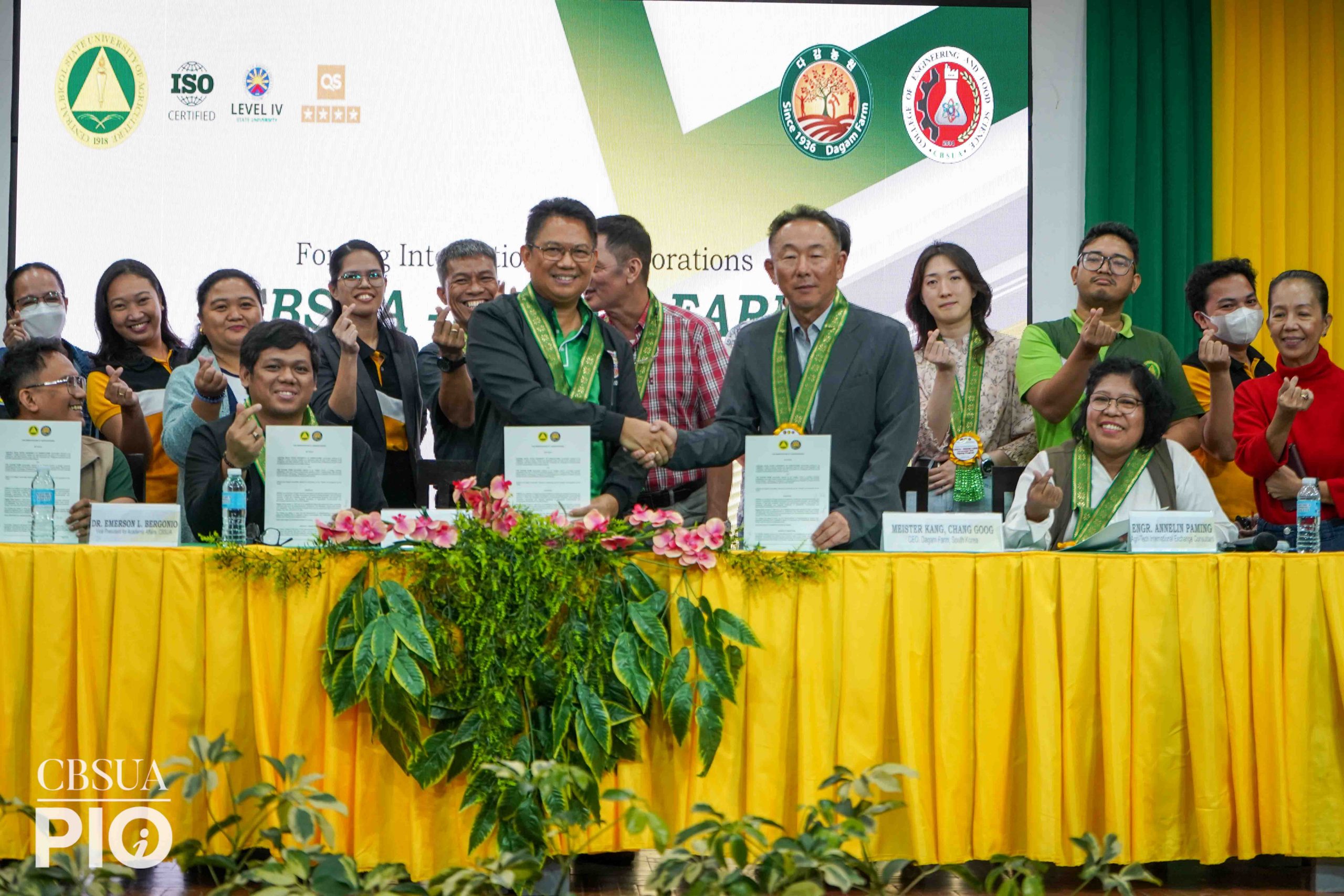 CBSUA, DAGAM FARM SEAL PARTNERSHIP IN CEREMONIAL MOU SIGNING