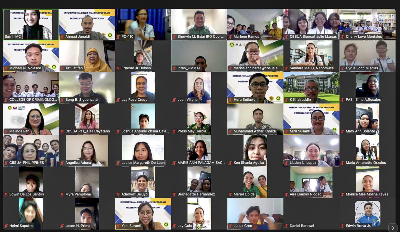 CBSUA, UNRAM CONDUCTS ICTP ORIENTATION TO NEW PARTICIPATING COHORT