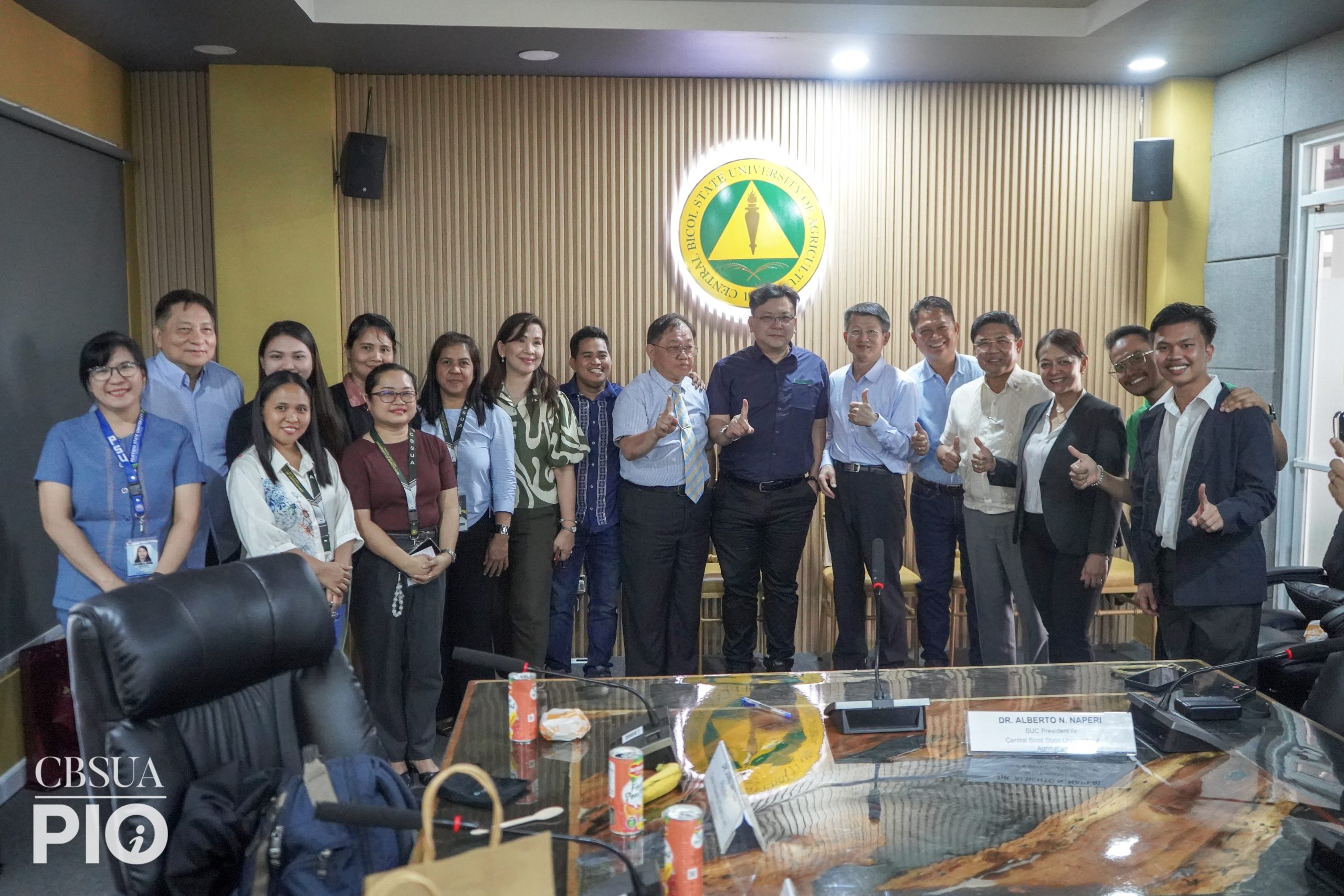 CBSUA BRIDGES INTERNATIONAL PARTNERSHIPS WITH TAIWAN UNINVERSITIES FOR BICOL HEIS