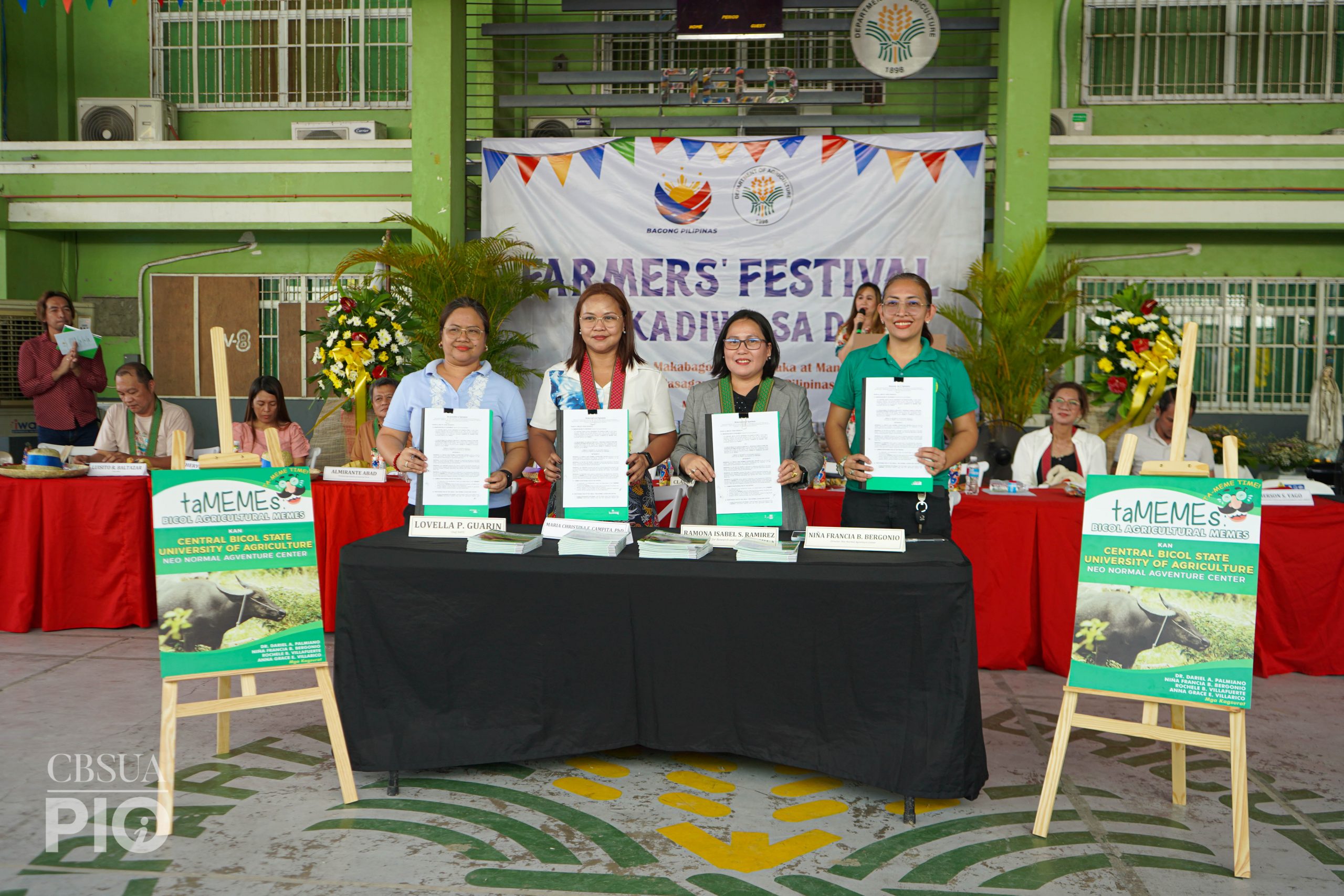 CBSUA, DA FORMALIZE PARTNERSHIP WITH MOA SIGNING AND BOOK LAUNCH