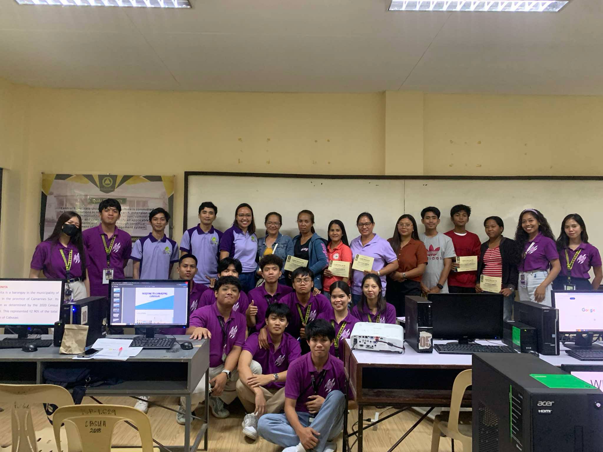 CBSUA-SIPOCOT CONDUCTS DUY’AP EXTENSION TRAINING FOR LGU CABUSAO