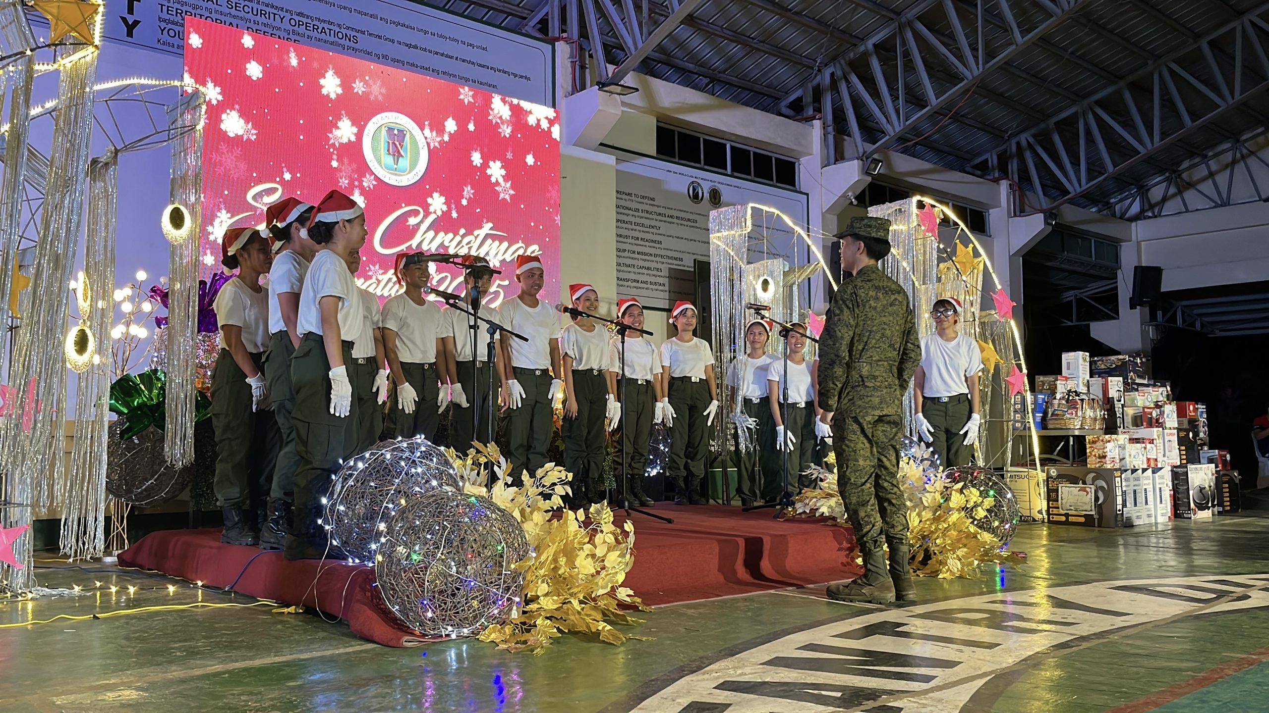ROTC-PILI CHORALE WINS 1ST RUNNER-UP IN 9TH ID, PHILIPPINE ARMY PASKORALE COMPETITION