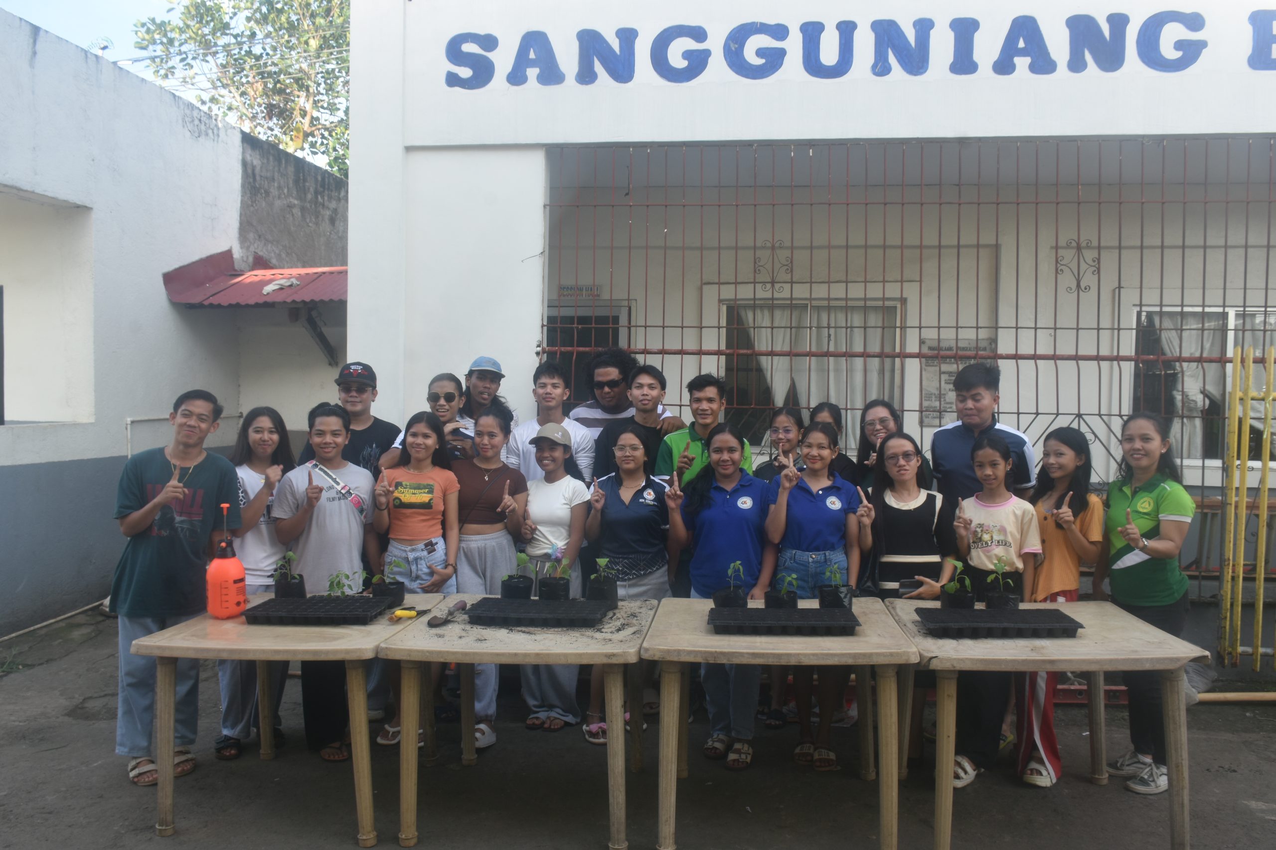 CBSUA HORTICULTURE STUDENTS EQUIP CAROYROYAN YOUTH WITH EDIBLE LANDSCAPING SKILLS FOR SELF-SUFFICIENCY