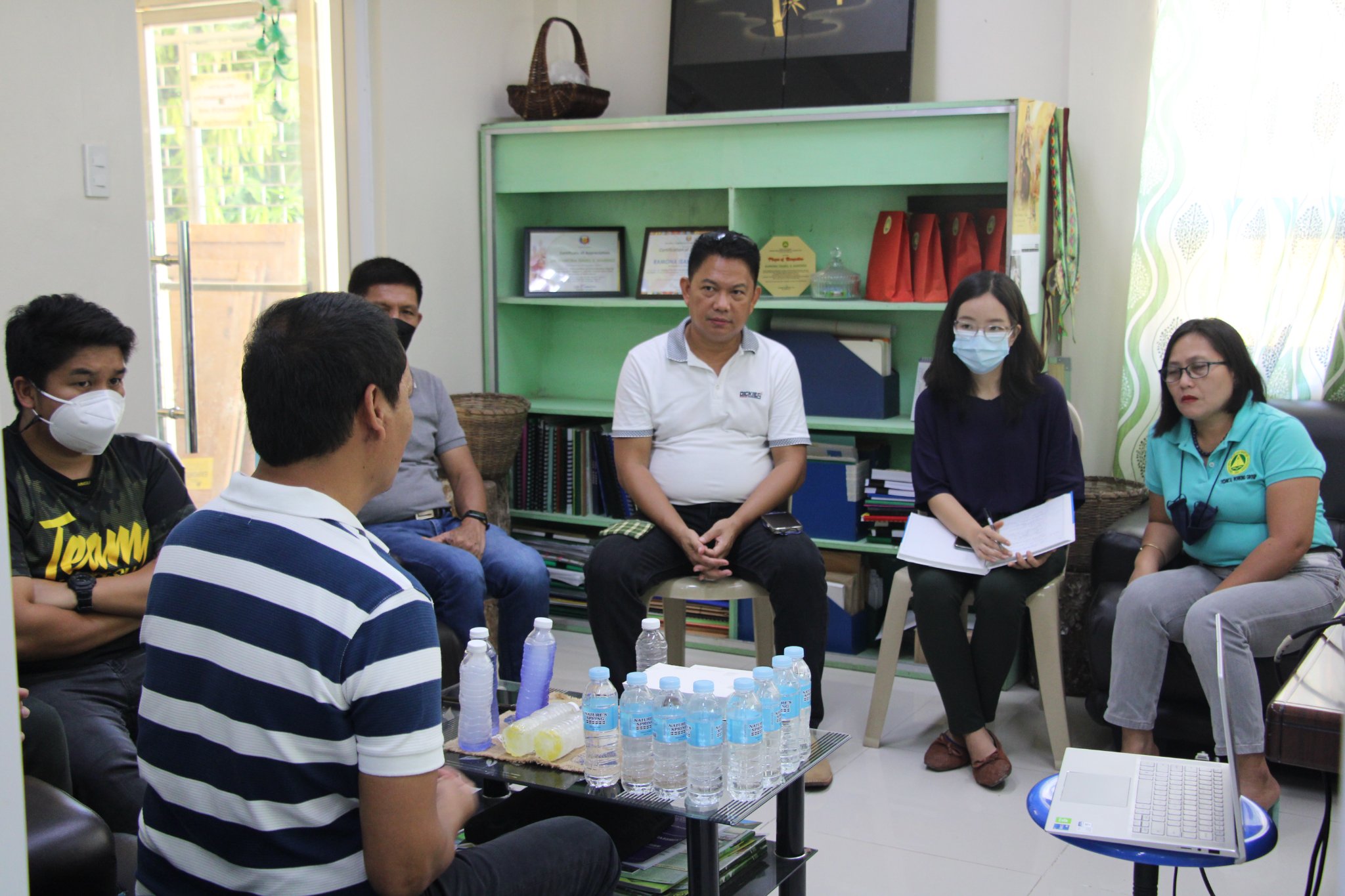 MARIANO MARCOS STATE UNIVERSITY (MMSU) PRESIDENT CONDUCTS SITE VISIT TO CBSUA
