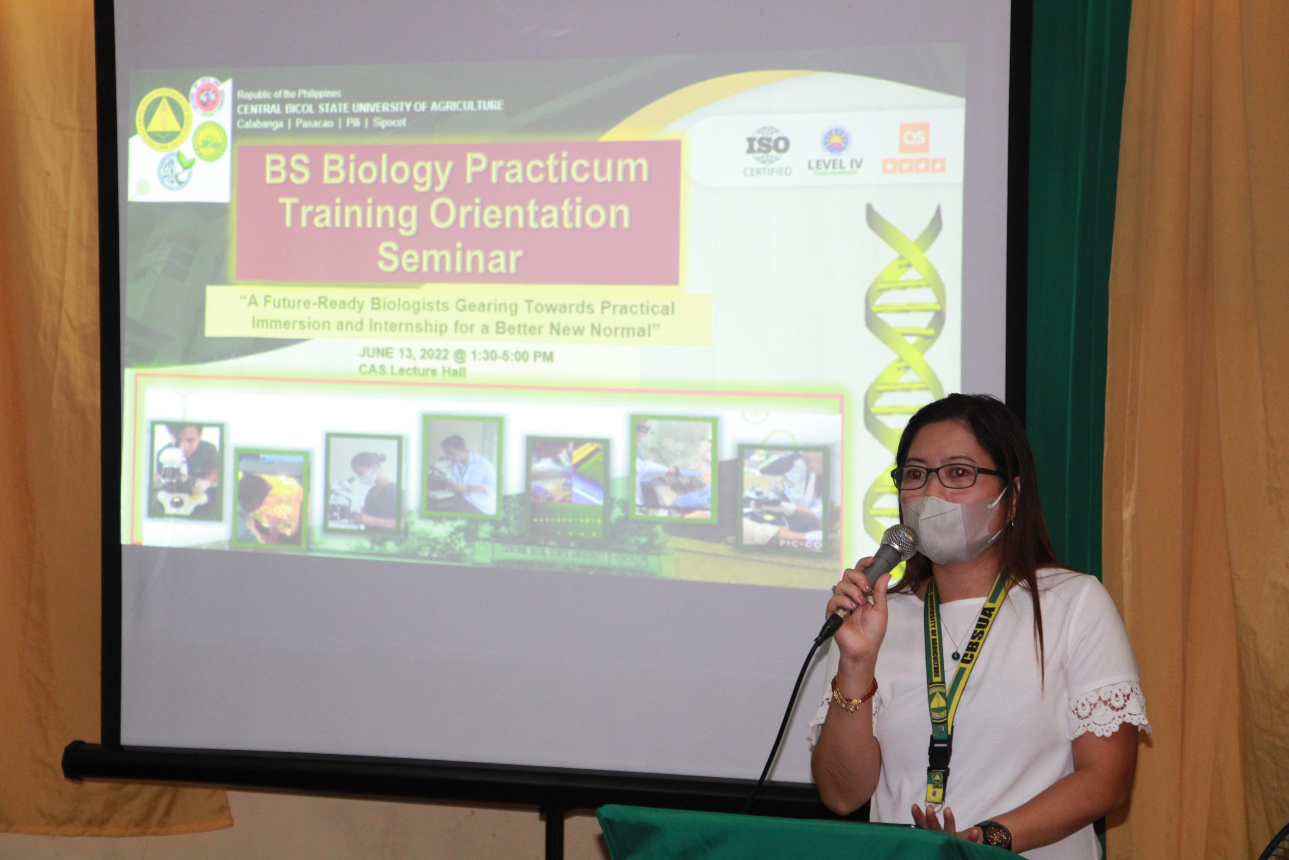 CBSUA’S FUTURE BIOLOGISTS COMMENCE THE PRACTICUM TRAINING FOR THE MID-YEAR TERM SY 2021-2022
