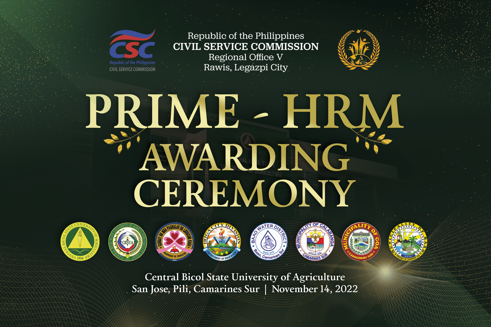 CBSUA RECEIVES PRIME-HRM CERTIFICATES FROM CSC