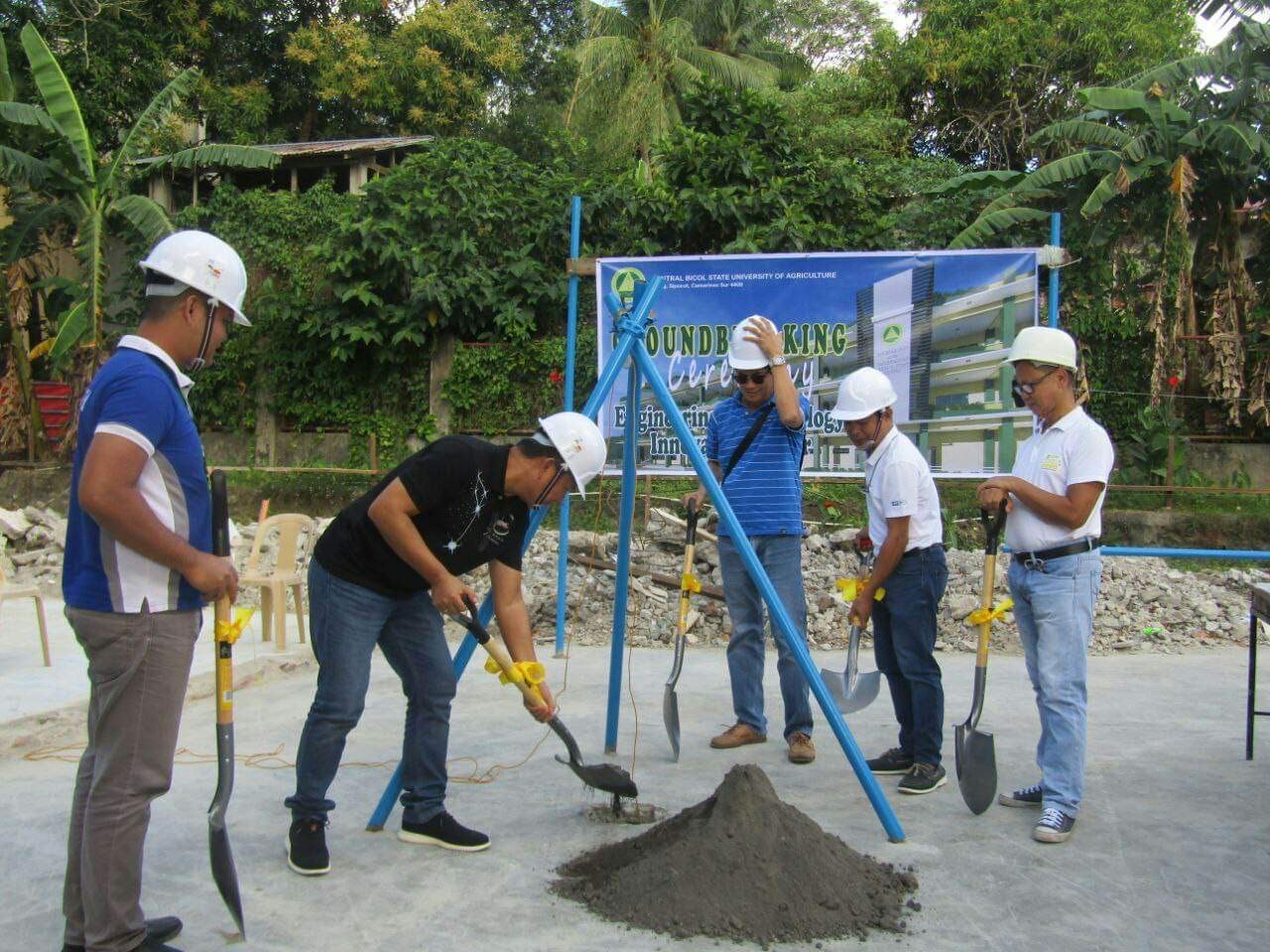 CBSUA-SIPOCOT HOLDS GROUNDBREAKING CEREMONY OF ENGINEERING AND TECHNOLOGY INNOVATION CENTER