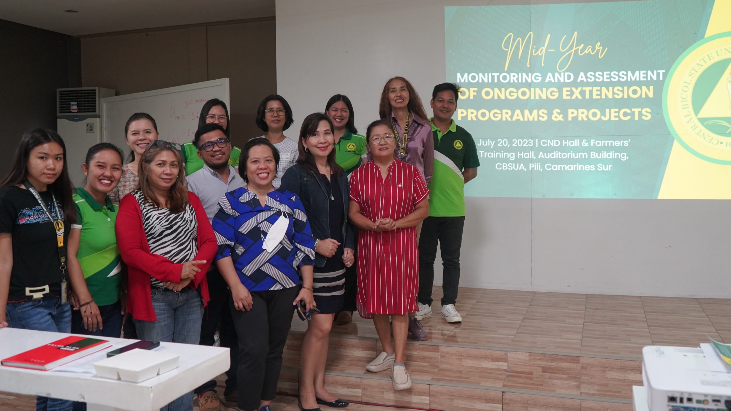 ESD CONDUCTS MID-YEAR MONITORING AND ASSESSMENT OF EXTENSION PROGRAMS AND PROJECTS; GUIDES EXTENSION IMPLEMENTERS