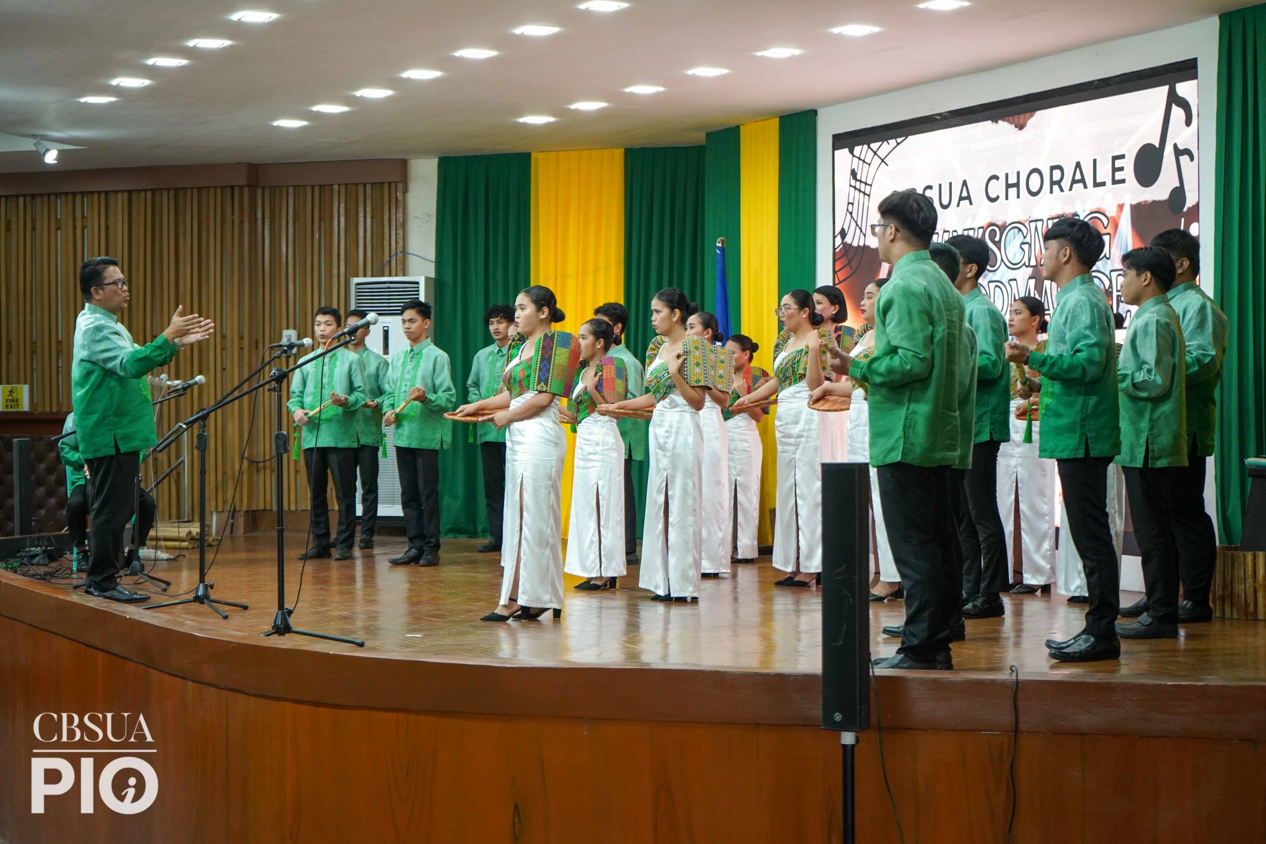 CBSUA CHORALE GRACES THE STATEANS WITH A THANKSGIVING PERFORMANCE