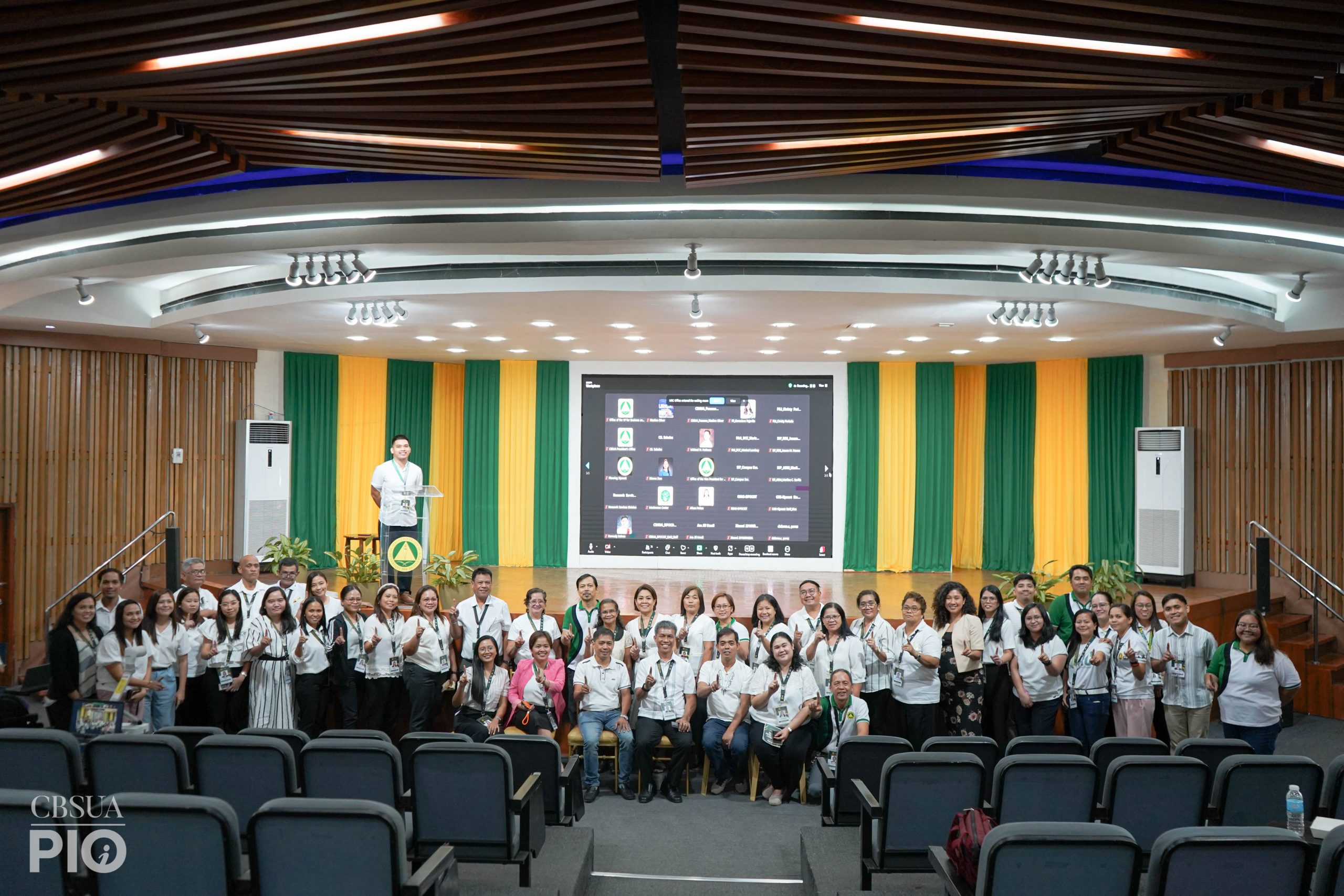 CBSUA PREPARES FOR ISO AUDIT WITH MANAGEMENT REVIEW