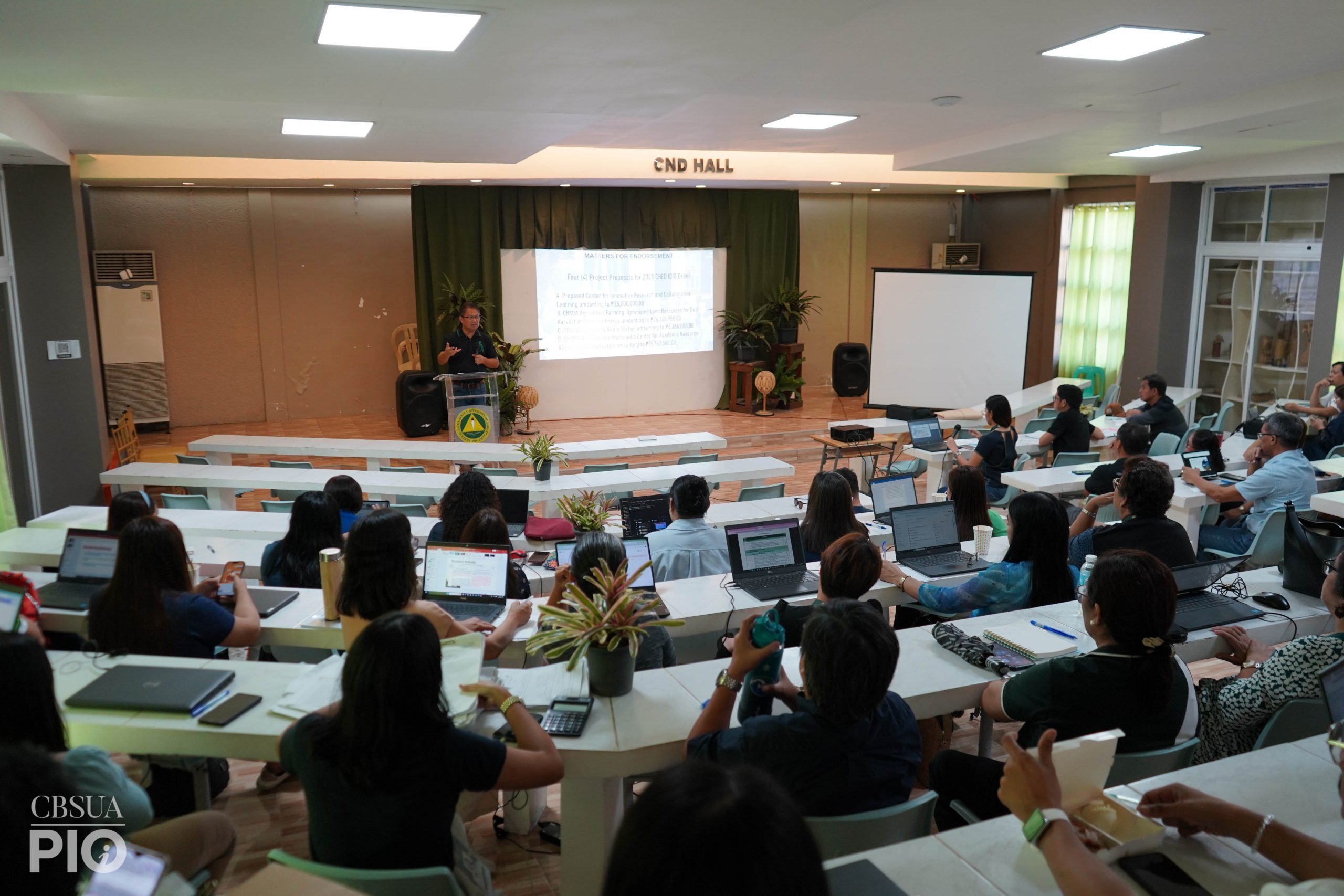 CBSUA HOLDS 4TH QUARTER ADMIN COUNCIL MEETING