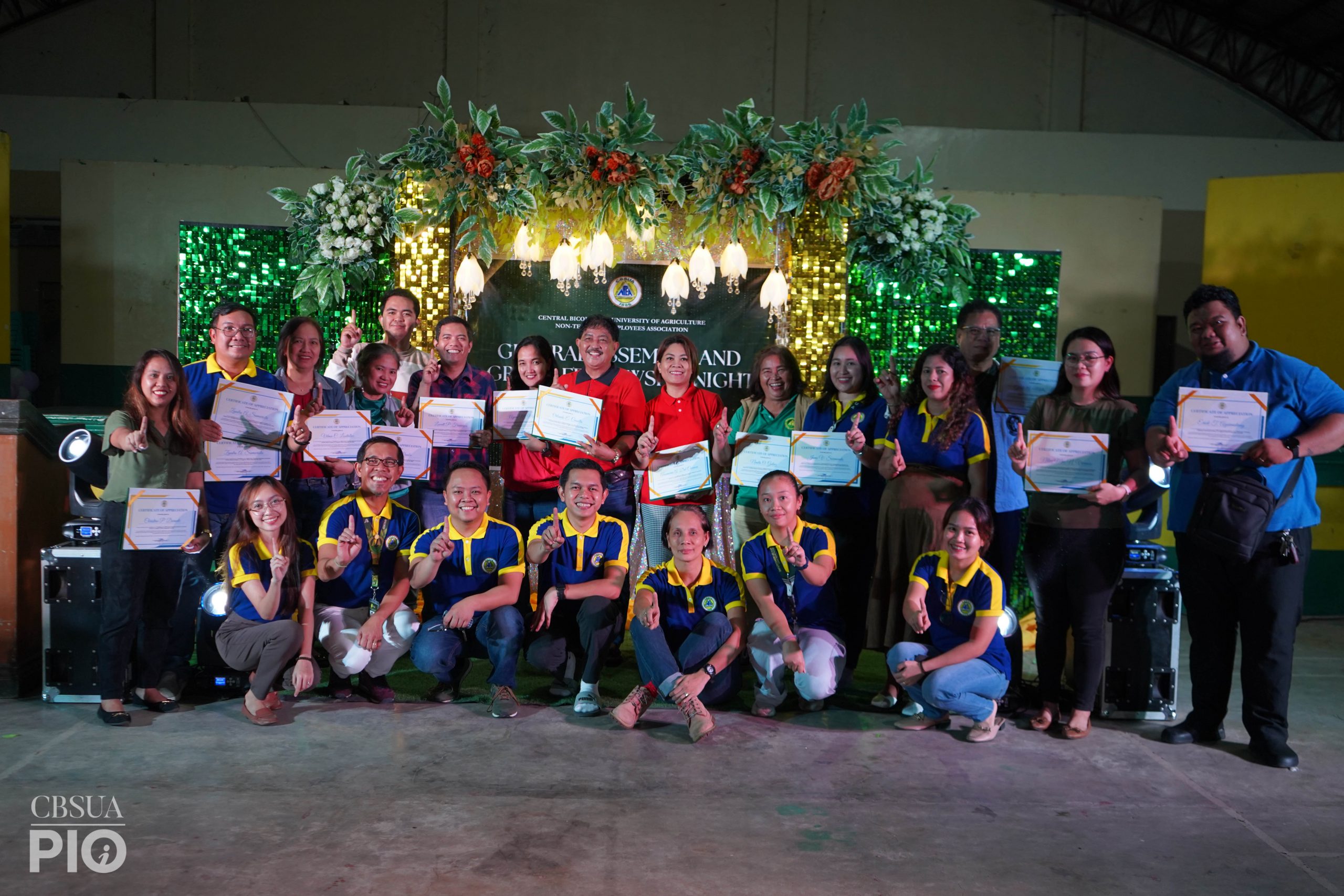 CBSUA-NTEA Concludes Successful Year with General Assembly and Festive Fellowship Night