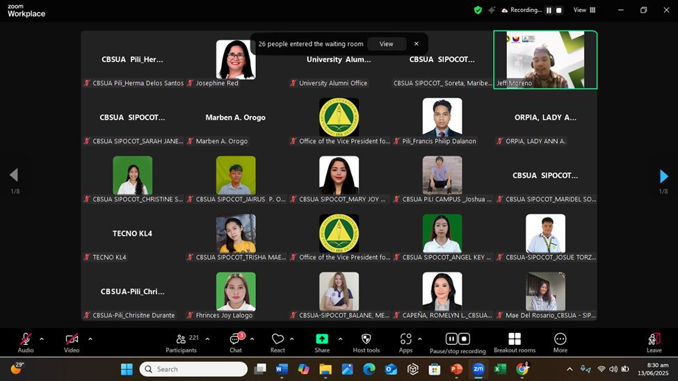 CBSUA WEBINAR PREPARE STUDENTS FOR CAREER SUCCESS