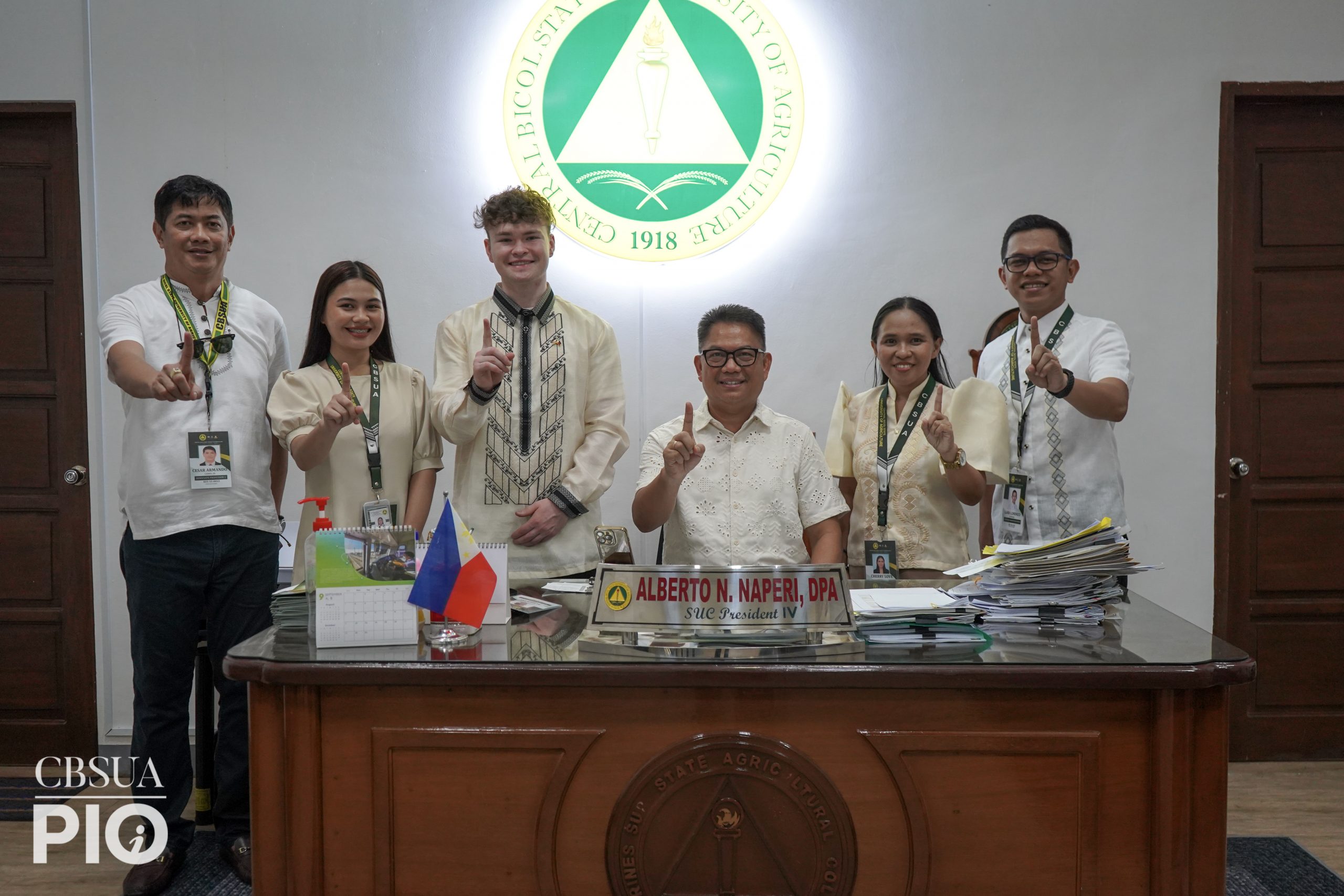 CBSUA, LGU-PILI WELCOMES USPC VOLUNTEER TEACHER