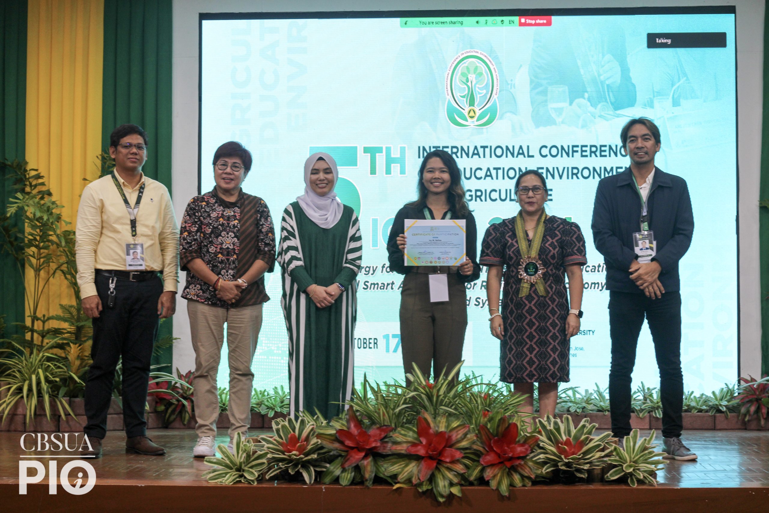 CBSUA BOLSTERS SUSTAINABILITY RESEARCH, INITIATIVES IN ICEEA 2024