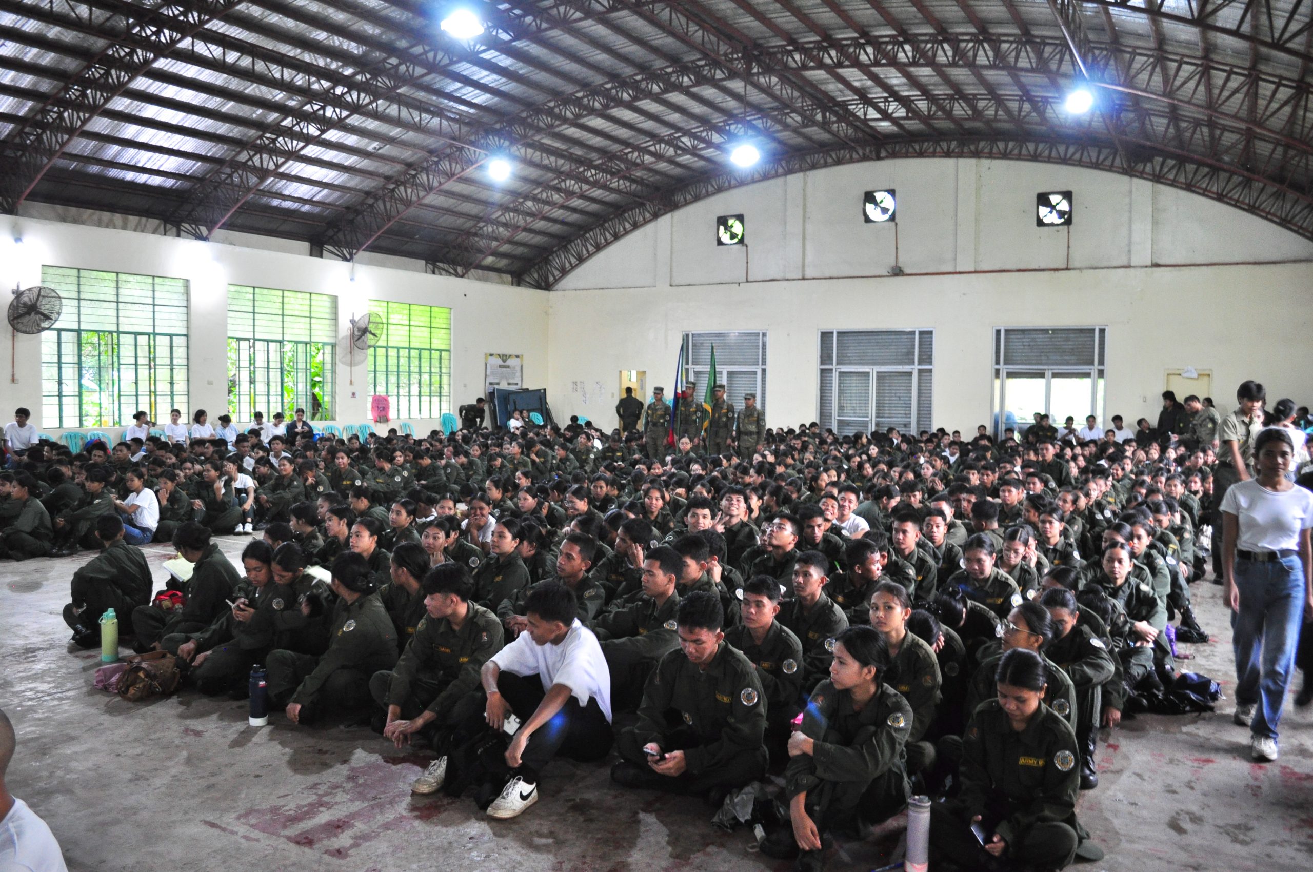 CBSUA NSTP PILI CAMPUS ROTC UNIT HOLDS TURNOVER OF COMMAND CEREMONY