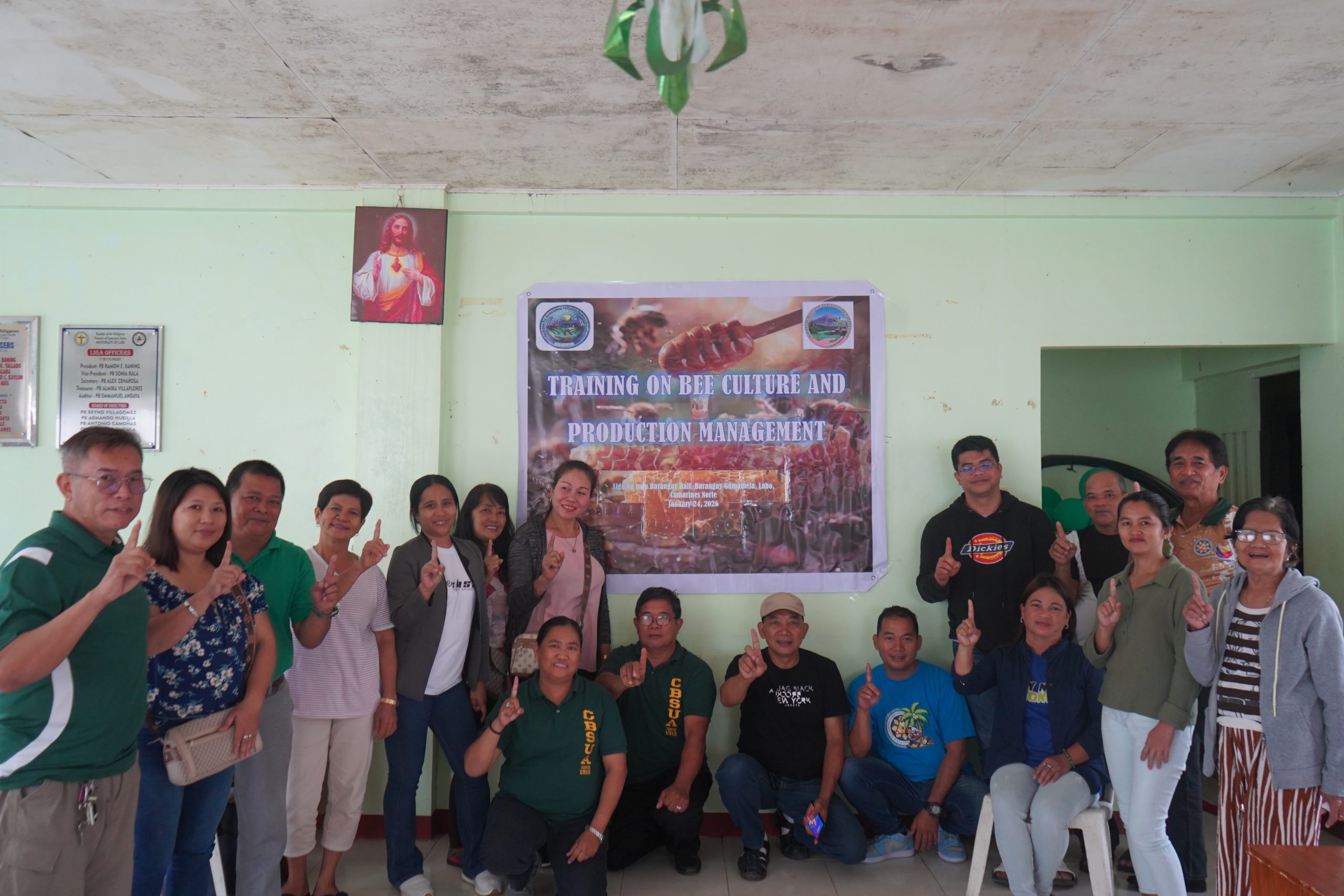 CBSUA EMPOWERS LABO FARMERS WITH BEEKEEPING TRAINING