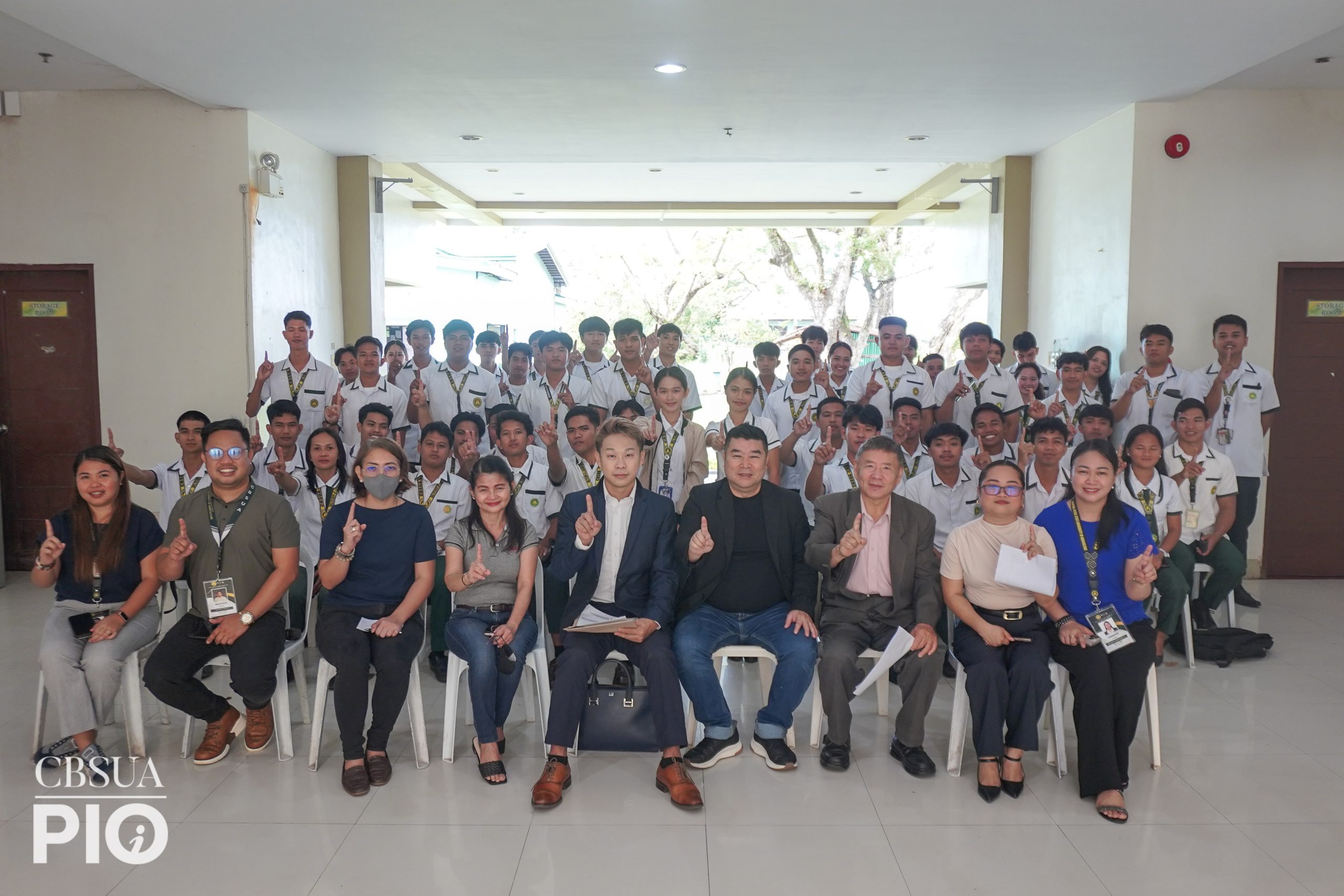 TAIWAN COMPANY CONDUCTS FINAL INTERVIEW FOR CBSUA STUDENT INTERNSHIP ABROAD PROGRAM