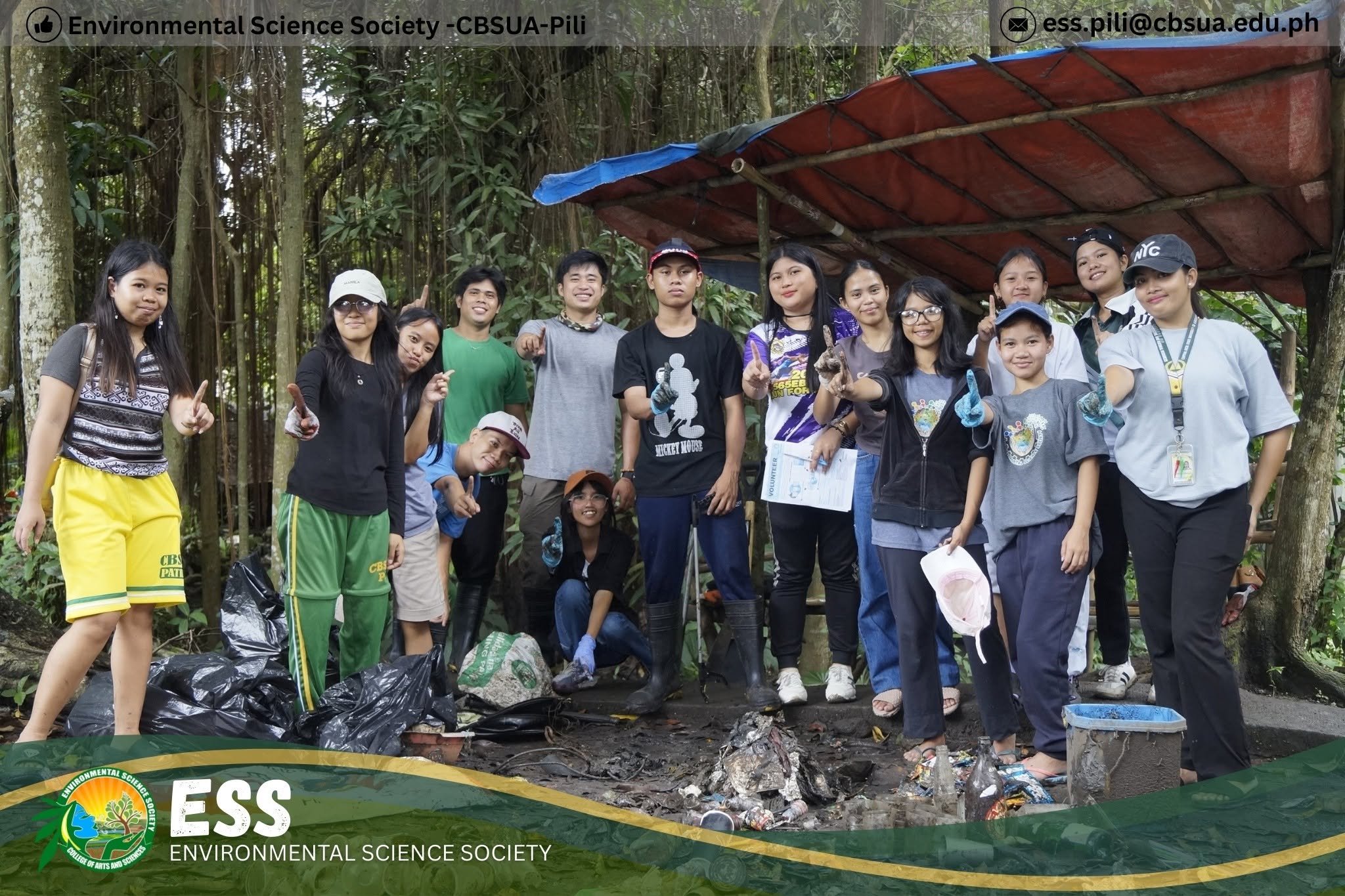 CBSUA-PILI STUDENT ORGANIZATIONS JOIN ESTERO CLEAN-UP DRIVE