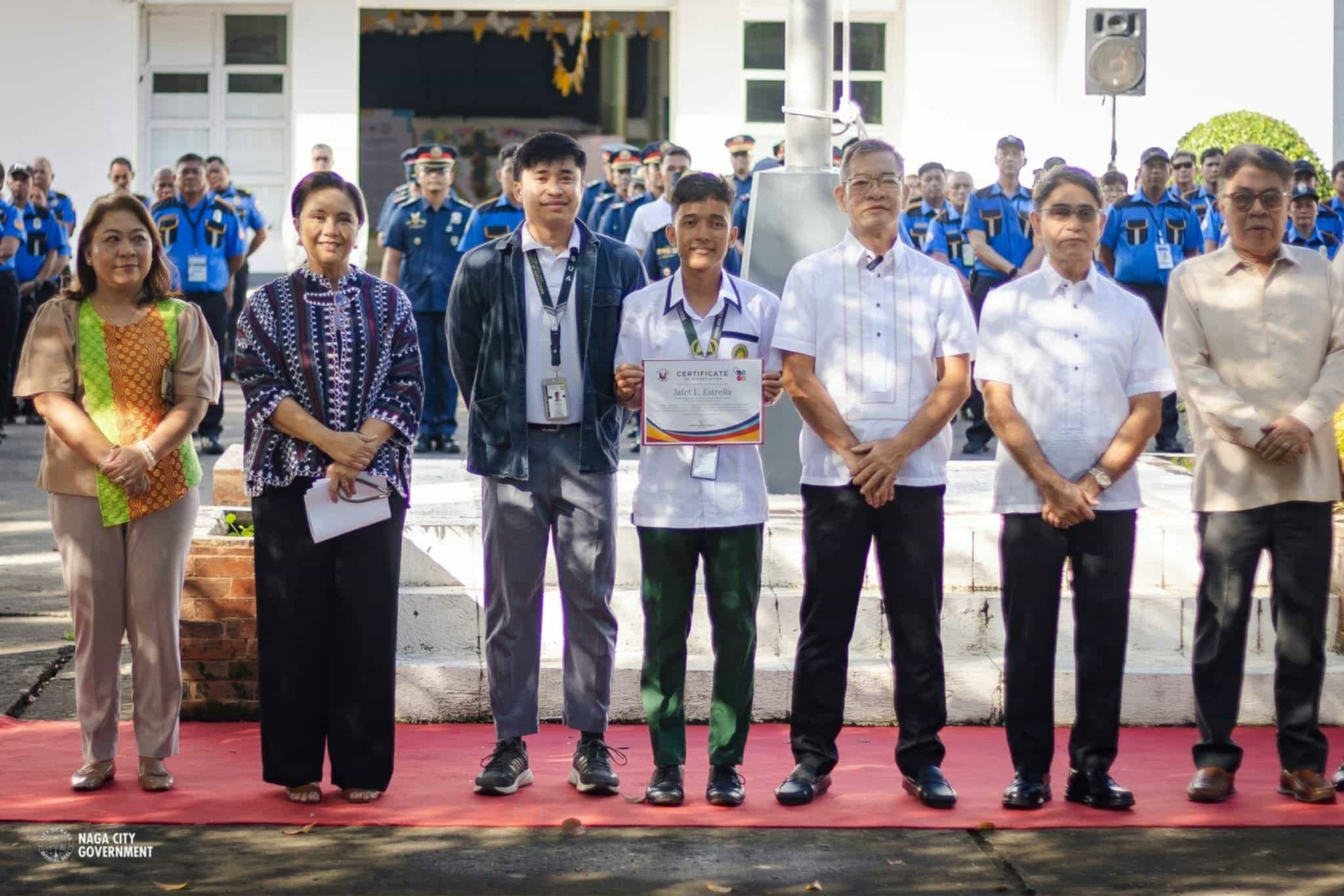 LGU-NAGA RECOGNIZES ESS FOR SUCCESSFUL “PULOT-KALAT PARA KI INA” CLEAN-UP DRIVE