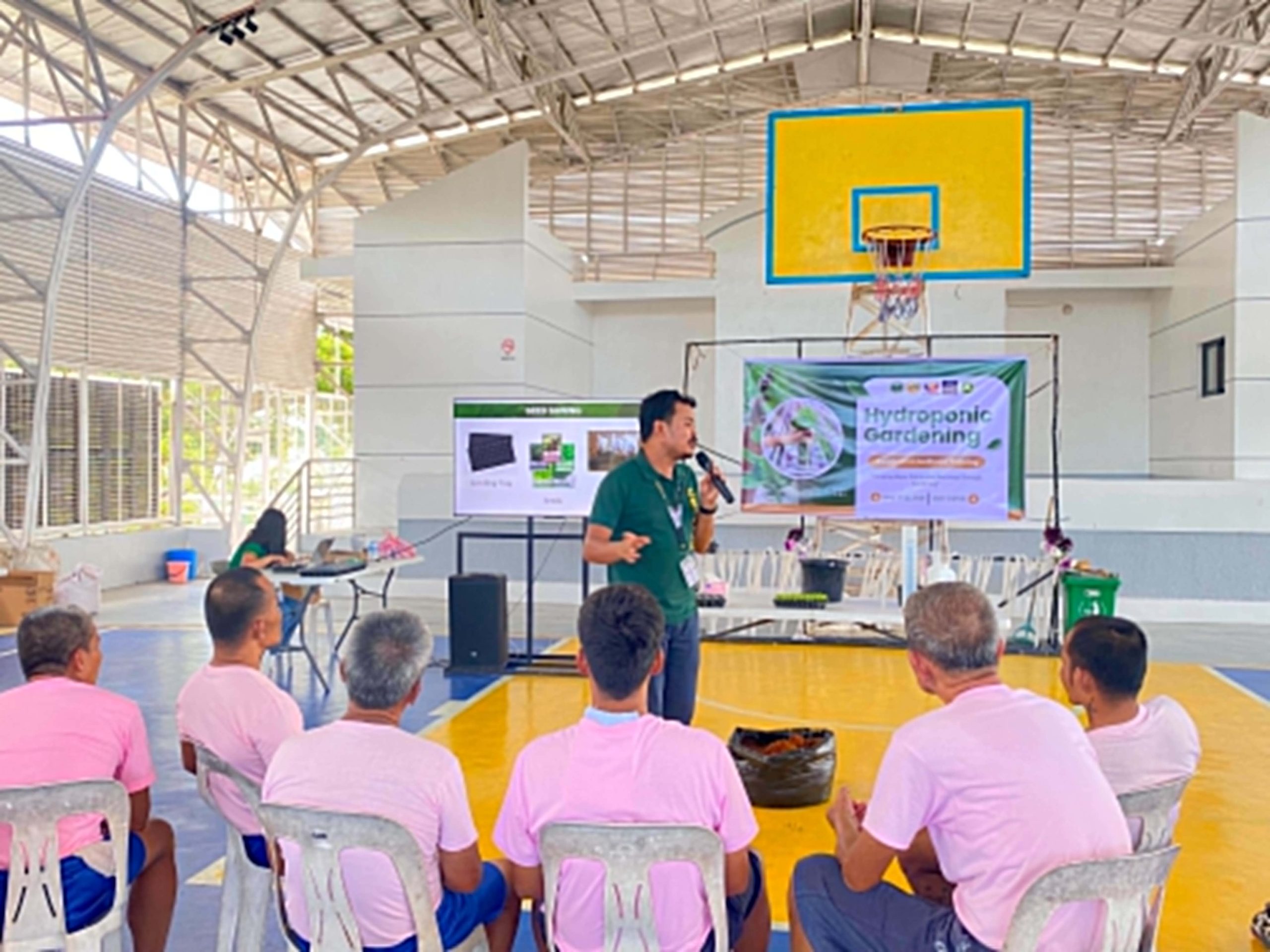 CBSUA TRAINS DOH REHABILITATION CENTER RESIDENTS ON HYDROPONIC GARDENING